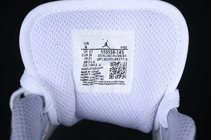 All categories Air Jordan Jordan series basketball shoes Air Jordan 1 Low Air Jordan 1 Low AJ1 Joe 1 haze purple low-top cultural casual sneakers 553558-145